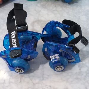 Razor Blue Adjustable Heel Wheels